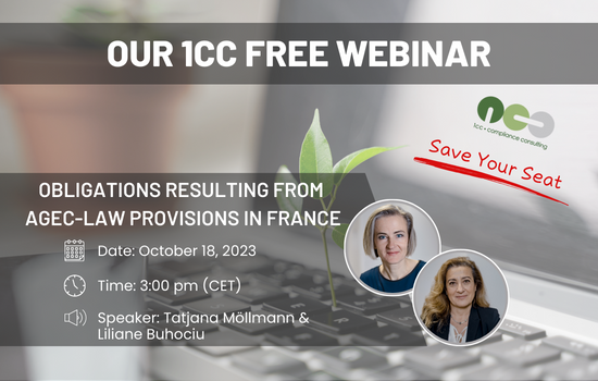 Are you aware of your new obligations in France resulting from AGEC-Law provisions?